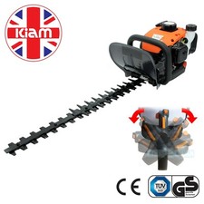 Kiam H600 Petrol Hedge Trimmer Cutter 21.7cc 2 Stroke 60cm