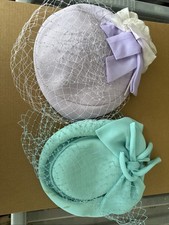 2 x Vintage Wedding Hats In