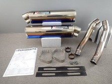 SUZUKI GSX-1300R 08-20 YOSHIMURA Titanium Tri-Oval 2-End Slip-On Muffler