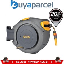 Hozelock 2401 Auto Reel Retractable Hose Watering Reel Garden 20m 2490
