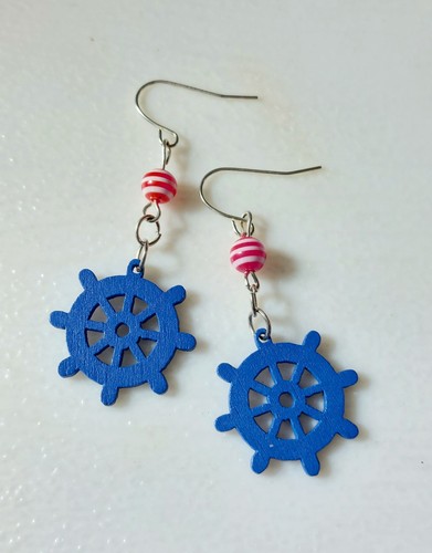 Nautical wooden ships wheel - ships,