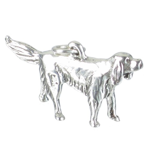 Setter dog sterling - setter, silver