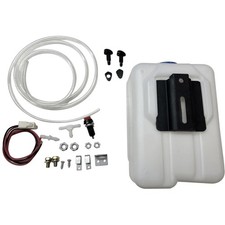 1.5L Universal 12V Windscreen Washer Kit Screenwash Bottle Pump Wiring Jets