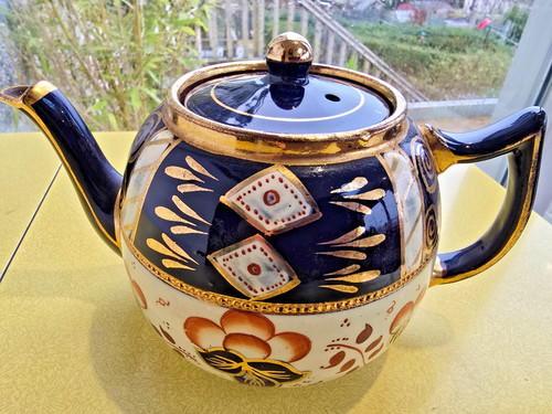 Vintage sadler teapot burslem - vintage,