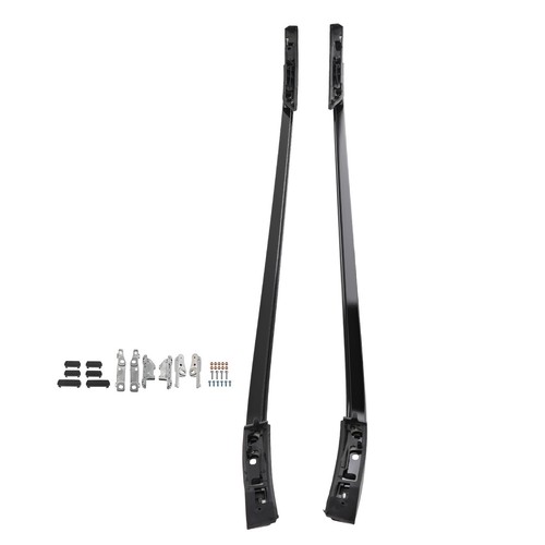 Black roof rails bars - black,