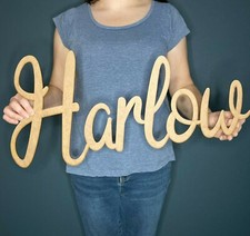 Personalised Wooden Name Large