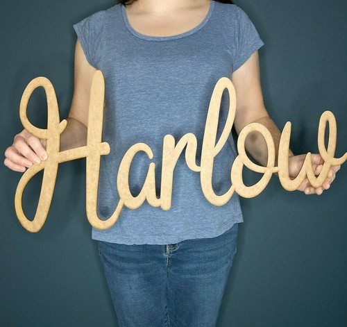 Personalised wooden name large - name,