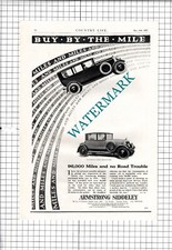 Armstrong Siddeley Car Advert