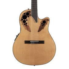 Ovation CE44C-4A Nylon String Electro-Acoustic Guitar, Cedar (NEW)