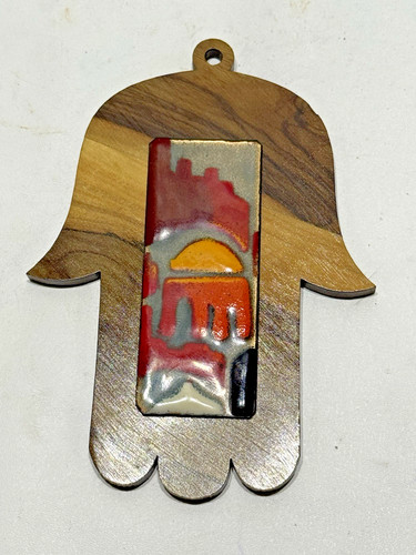 Rosemary handmade wood tile - wood,