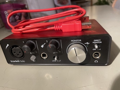Focusrite scarlett solo 2nd - solo,