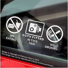 2 x Warning Stickers CCTV
