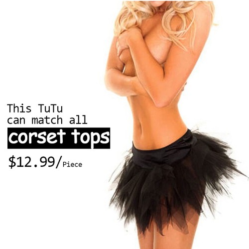 Women sexy burlesque bustier - women's,