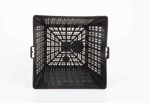 Aquatic baskets with compost - with,