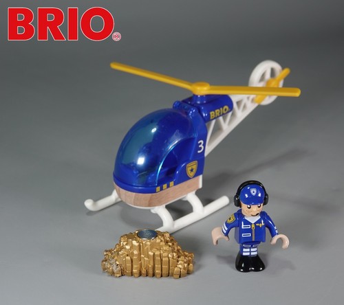 Brio 33828 police - brio, helicopter