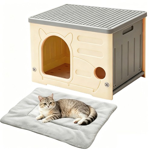 Pet cat house cave all - pet, all-weather