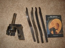 McNaughton Center-Saver System wood lathe coring system for making nested bowls.