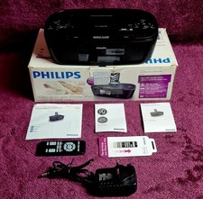 Philips DCB242/05 DAB Radio System With 30-pin iphone/ipod Dock - Fully Working