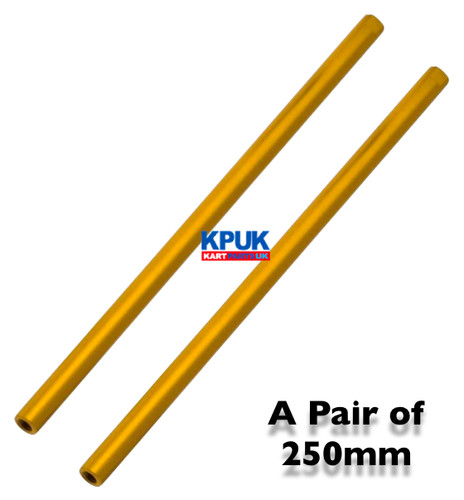 Kart round track rod 250mm - track, x