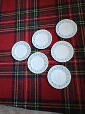 Six Colclough  bone China Braganza Dinner plates 27 cm diameter