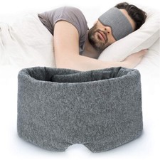 Soft Padded Sleep Mask 3D Eye Blackout Luxurious Eye Cover Travel Blindfold UK