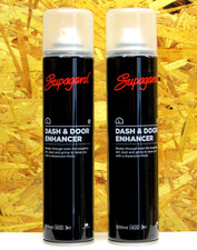 2 x Supagard Dash & Door Enhancer Professional Showroom Finish 300ml Per Tin