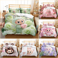 Kids' Girl Labu@bus 3D Duvet Cover Pastel Kitten Bedding Set Single Double Gift