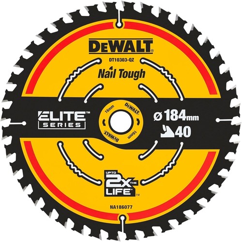 Dewalt 184mm 40t extreme - 40t,
