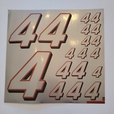 Slate Gray w red & blk #4's