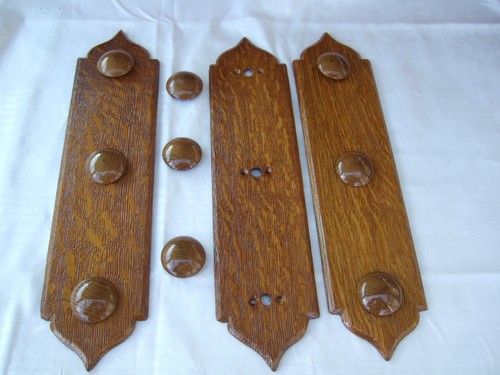 Wooden door finger plates - finger,