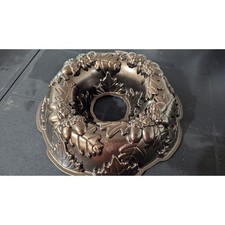 Nordic Ware Bundt Pan Autumn Leaves Acorn Brown Cake Mold with Bag