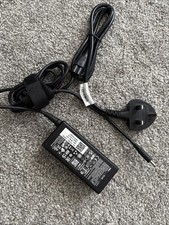 Dell small pinLaptop Charger 65W HA65NSS-00 with Power Lead AC Adapter