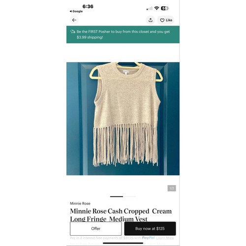 Minnie rose cashmere cropped - cashmere,