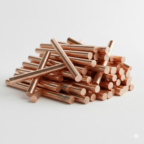 Copper round bar rod - bar,
