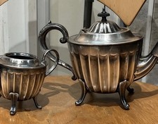 Vintage Teapot And Sugar Bowl