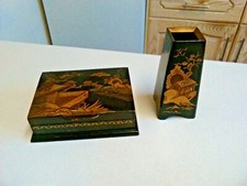 Vintage Black Lacquer Bridge