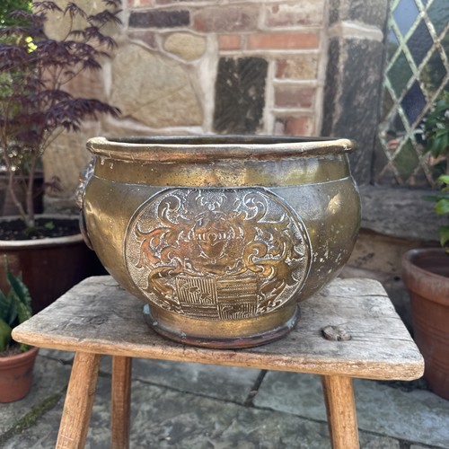Large copper planter urn - large, pot