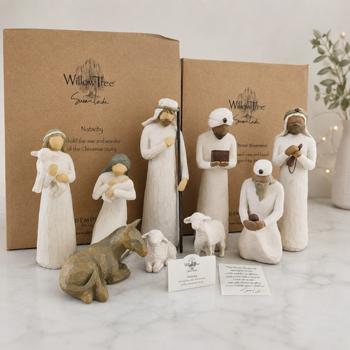Willow tree nativity figurines - tree,