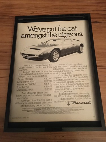 Maserati merak 1981 - maserati, a4