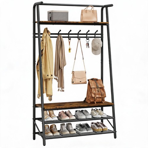 184cm hall tree entryway coat - 184cm,