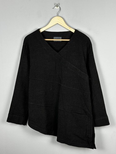 Oska wool garment asymmetric - garment,