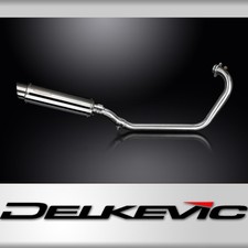 Triumph Scrambler 400X 2024-2025 Complete Exhaust 350mm Round Stainless Silencer