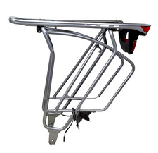 Replacment Bicycle Rear Pannier Rack With Dynamo Light - Without Fittings
