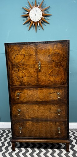 Stunning antique art deco burr - art,