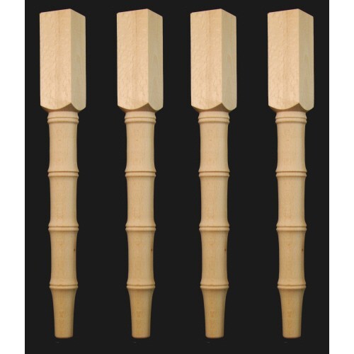 Turned wooden legs 450mm - 4,