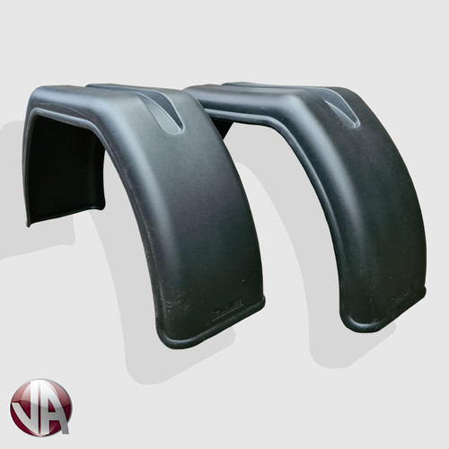 Flat top mudguard - wing, single