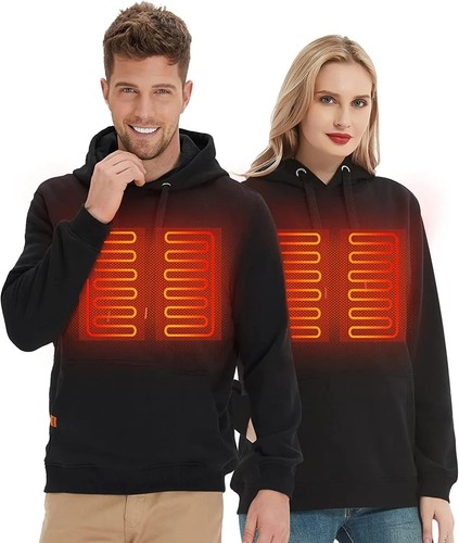Heated hoodie winter - heated,