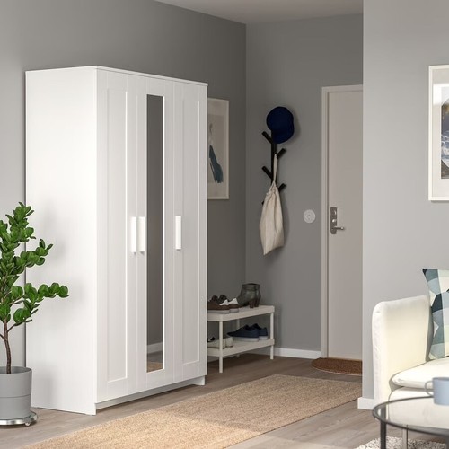 Ikea brimnes wardrobe with - brimnes, 3