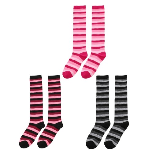 Women men striped knee high - men,