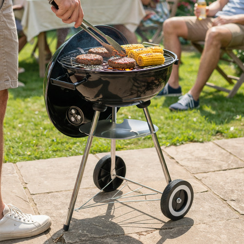 Kettle bbq charcoal barbecue - charcoal,